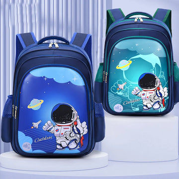 Kids Cartoon Astronaut School Backpack