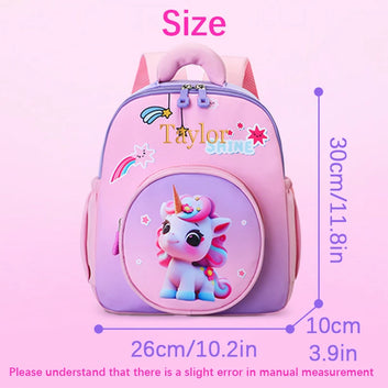 Embroidered Cartoon Backpack