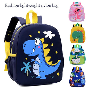 Cute Dinosaur Kids Backpack Lightweight Kindergarten School Bag