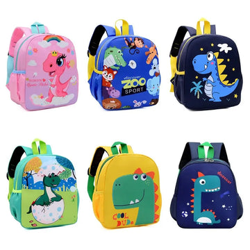 Cute Dinosaur Kids Backpack Lightweight Kindergarten School Bag