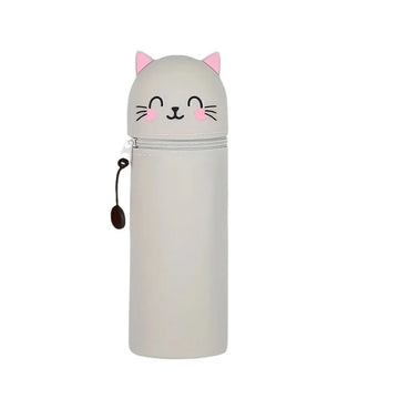 Silicone Cartoon Pencil Case with Zipper