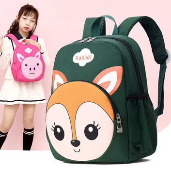 Cute Animal Kids Backpack Lightweight Kindergarten School Bag