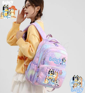 Kids Cartoon School Backpack Set 3-in-1 with Lunch Bag & Pencil Case Large Capacity